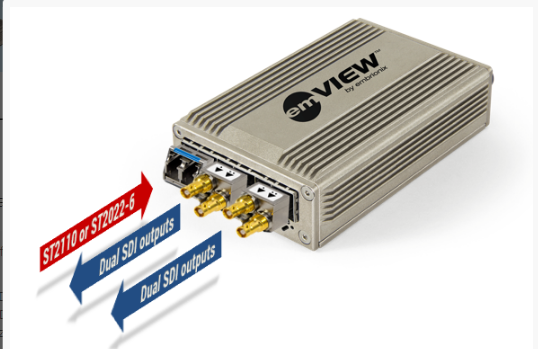 ***emVIEW and emFUSION now capable of transporting two HDMI signals and four SDI signals